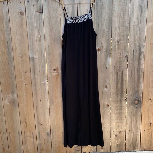 Mango embroidered black panel dress NWT - Picture 10 of 10